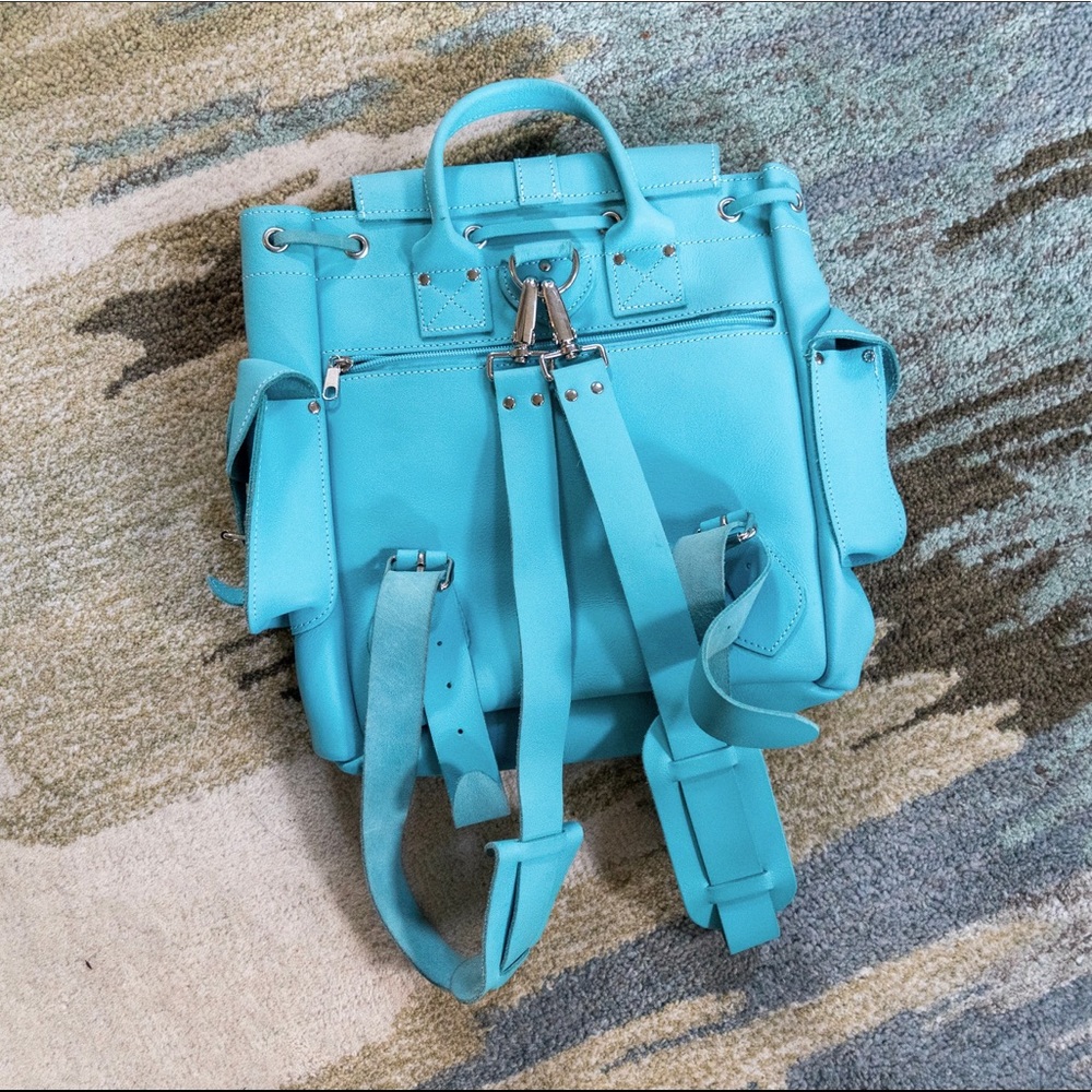 Grafea Leather Rucksack - Picture 2 of 2